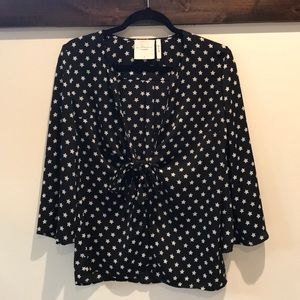 L’academie tie front blouse